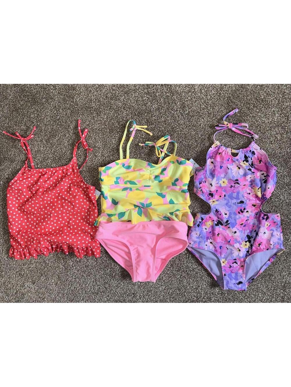 Girls Swimsuit Size Medium Bundle Lot NWT